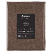 Скатертина кругла Jordan Sonex коричнева - Фото №5