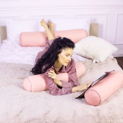 Подушка-валик 8104 Eco Line Coral EcoSilk мікросатин MirSon - Фото №5