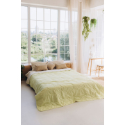 Покривало декоративне двостороннє Tahiti лайм-беж Sonex - Фото №3