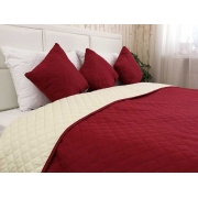 Декоративна подушка Гранада Руно червона - Фото №3