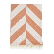 Плед-накидка Barine Fishbone throw orange помаранчевий - Фото №3