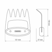 Кіготь багатоцільовий Churrasco Black Tramontina 22846/100 - Фото №4