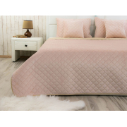 Покривало декоративне двостороннє Velour Apricot Ромб Руно - Фото №4