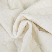 Покривало Ромб круглий Velour ТЕП молочне - Фото №6