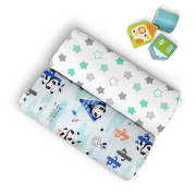 Набір пелюшок Pandas Cs2 бязь Cosas 2 шт - Фото №3