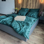 Постельное белье Lelit SS-3004 сатин-страйп зеленый - Фото №4