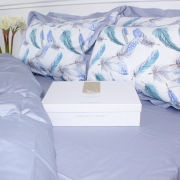 Постільна білизна Azure Jay сатин-принт elit MirSon - Фото №8