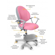 Крісло дитяче Mio-KP Evo Кids Y-407 KP рожеве - Фото №3