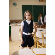 Шорты для девочки ШР851 джерси Бемби 800-синий - Фото №3