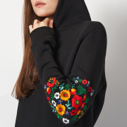 Худі жіноче Магнолія Lesia чорне - Фото №7