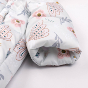 Конверт зимовий для малюків КВ42 Бембі W91-світло-сірий-рожевий - Фото №5