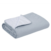 Покривало декоративне двостороннє Capri Sonex сірий-білий - Фото №10