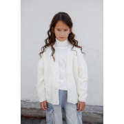 Кардиган Casual Art Knit молочный - Фото №3