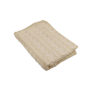 Плед в'язаний Hit Kosa-01 Прованс кремовий - Фото №4