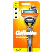 Бритва чоловіча з 2 змінними касетами Gillette Fusion 7702018866946 - Фото №3