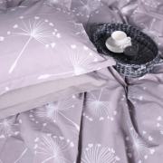 Постільна білизна 00-3 Grey Dandelions поплін MirSon - Фото №5