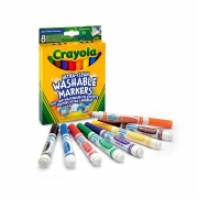 Набір фломастерів з широкою лінією 8 кольорів ultra-clean washable Crayola 58-8328G - Фото №3
