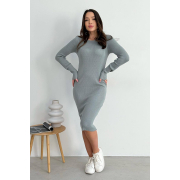 В'язане плаття Verity Art Knit сіре - Фото №8