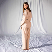 Сорочка-кімоно лляна Serli uzun kollu kimono somon Penelope лососевий - Фото №4