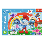 Пазлы 24 элемента Maxi The Smurfs День смурфа Trefl 43744 - Фото №4