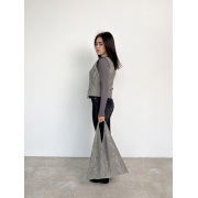 Сумка-шопер Python Art Knit серый - Фото №3