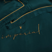 Постільна білизна Imperial Tencel 07 Emerald MirSon з вишивкою - Фото №4