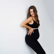 Легінси для вагітних Мамин Дім 545 чорні - Фото №6