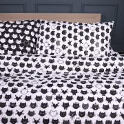 Постільна білизна 17-0673 Monochrome Meows ranforce-elite MirSon - Фото №4