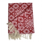 Плед бавовняний червоний SoundSleep Код Незламної Нації - Фото №6