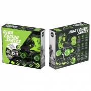 Роликові ковзани 30-33 Combo Skates Neon NT09G4 салатові - Фото №7