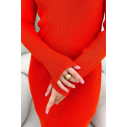 В'язане плаття Verity Art Knit оранжеве - Фото №9