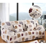 Чохол на диван мікрофібра Homytex квадрати - Фото №3