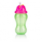 Поїльник з силіконовою трубочкою 355 мл Nuby 9801 - Фото №4