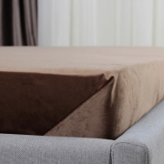 Простирадло велюрове на гумці Velour ТЕП шоколадне - Фото №5