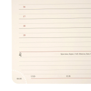 Щоденник датований А5 368 стор Binario Leo Planner 252639 темно-синій - Фото №6