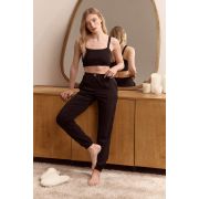 Штаны пижамные женские Basic Ellen LTK 81/12/02 черные - Фото №3