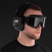 Навушники тактичні захисні пасивні Defence Black 2E - Фото №3