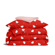 Підліткова постільна білизна Crimson Hearts ранфорс Cosas - Фото №3