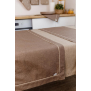 Доріжка бавовняна Кориця Прованс коричнева з кантом - Фото №5