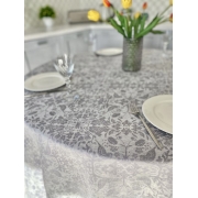 Скатертина кругла лляна SKL43 LiMaSo - Фото №4