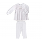 Костюм для хрещення для дівчинки Bembi KS721 білий - Фото №5