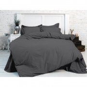 Комплект постільної білизни MirSon сатин 0240 Iron grey - Фото №4