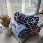 Плед бавовняний сірий SoundSleep Код Незламної Нації - Фото №11