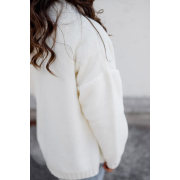 Кардиган Casual Art Knit молочный - Фото №6