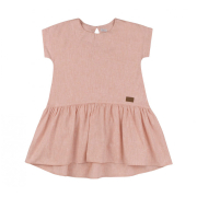 Сукня лляна ПЛ359 Бембі I00-абрикосовий - Фото №3