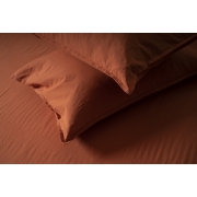 Комплект постільної білизни SoundSleep Stonewash orange цегляний - Фото №8