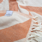 Плед-накидка Barine Fishbone throw orange помаранчевий - Фото №4