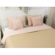 Покривало декоративне двостороннє Velour Apricot Ромб Руно - Фото №5