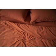 Комплект постільної білизни SoundSleep Stonewash orange цегляний - Фото №7