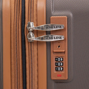 Чемодан 20 S Brown T5850-1 Semi Line DAS303355 - Фото №9